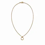 14k Gold-Filled 16" Baby Bliss Necklace with Circle of Friends Charm- Waterproof!