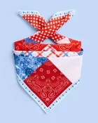 America 250 Patchwork Headscarf | patriotic bandana