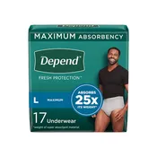 Depend FIT-FLEX Incontinence Underwear for Men