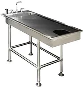 All Stainless Steel Single Level Veterinary Wet Table