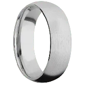10K White Gold + Satin Finish