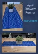 April Showers Table Runner Instructions/WIF
