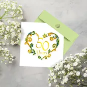 50th Wedding Anniversary Card