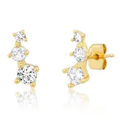 3 Stone CZ Crawlers'