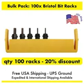 Bristol 6 Flute Spline Screwdriver Bits Bulk Packs