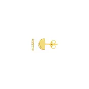 0.05 CTW Round Diamond Stud Earrings in 14K Yellow Gold