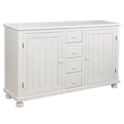 Aruba Cabinet, White with Standard Bead Board Panel