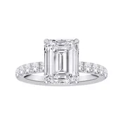 10K White 1.25ct Lab Grown Diamond Engagement Ring