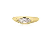 0.67cts Marquise Diamond Ring