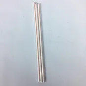 10.25″ Wrapped White w/ Red Stripe Jumbo Straw (2000ct.)