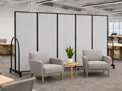 Safeflex Bullet Resistant Sliding Divider - Vinyl