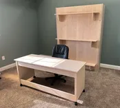 Economy DIY Rolling Desk
