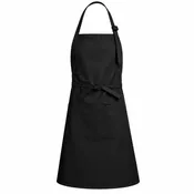 2 Pocket Black Twill Bib Apron