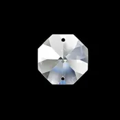 Asfour #1080 12mm 2-Hole Octagon Crystal Prisms, Box of 2,132