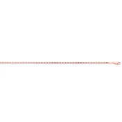 10K Rose Gold 2.5mm Diamond Cut Rope <br />377-018