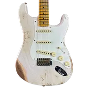 2024 Fender Custom Shop Time Machine '57 Strat Heavy Relic Aged White Blonde CZ579006
