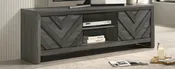 72" Tv Stand Valorie Grey