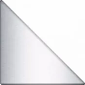 4″ x 4″x 5 1/2″-Triangular Stainless Steel Tile