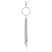 Flat Mesh Tassel Keychain