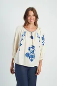 Blouse brodée ENORA