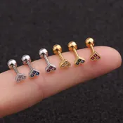 16G Tiny Gold Cartilage Helix Lobe Piercings | HSPJ1964