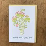 Happy Mother's Day Deco Card — Letterpress PDX