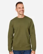 J. America 8424 Unisex Premium Fleece Crewneck Sweatshirt - Unisex | 6 Colors | Sizes S-3XL