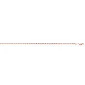 10K Rose Gold 2.8mm Diamond Cut Rope <br />377-021