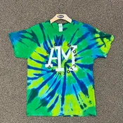 Action Made CTRL Green Tie Dye SS Tee