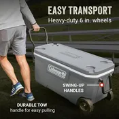 Rolling Cooler with Wheels