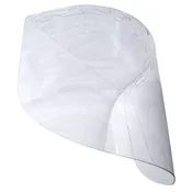 V40915-CP  PETG Clear Visor. 15 1/2 x 9 x .040 - Radians Clear Replacement Shield