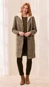 Car Coat W/Removable Hood
