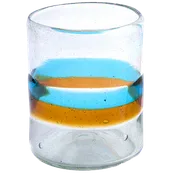 Banded Turquoise & Amber All Purpose Tumbler - 12 oz