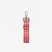 4 Panel Keychain / Red Gingham