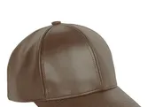 Adjustable Men Cowhide Leather Baseball Cap