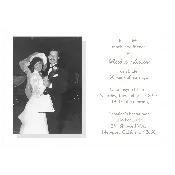 30th Wedding Anniversary Party Invitation, Style 2 Sample F