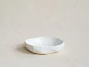 1882 Ltd MAX LAMB CROCKERY LARGE FLAT BOWL / WHITE Ø10" x H2.3"