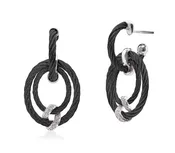 Wrap Halo Drop Earrings