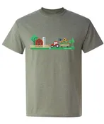 Tartan Apparel T's Tractor Design in Earl Grey (TODDLER SIZES)