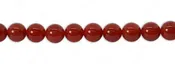 10mm Carnelian Plain Round Beads