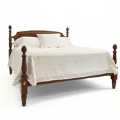 Carved Pineapple Bed 4" Posts