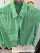 J.Crew Vibrant Green  Blouse