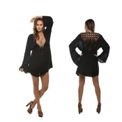 String Pulled Waist Lace Dress Style #7358