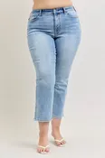 Judy Blue High Waist Straight Ankle Jeans - Curvy