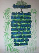 Genesis 1:29 Vintage Weed Poster