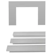 1700 WOOD INSERT- OA10123	- BRUSHED NICKEL FACEPLATE TRIMS (29" X 44")