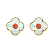 Angelina Stud Coral