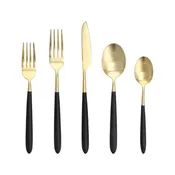 Black and Gold Flatware