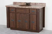 Barnwood Bathroom Vanity with Formica