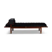CETI - Luxury Daybed – Handmade Solid Rosewood with Black Velvet